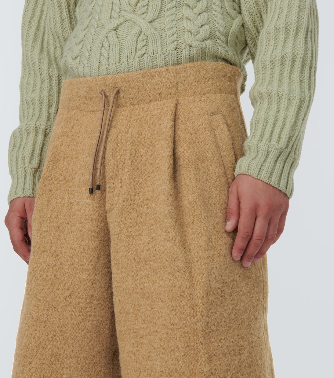 Jute-blend shorts | Dries Van Noten