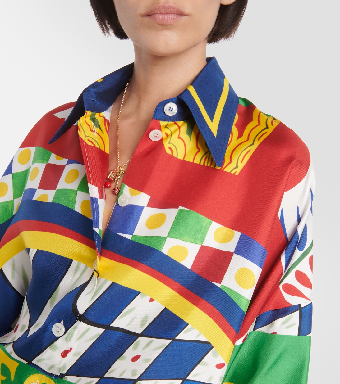 Camicia Carretto in seta | Dolce&Gabbana