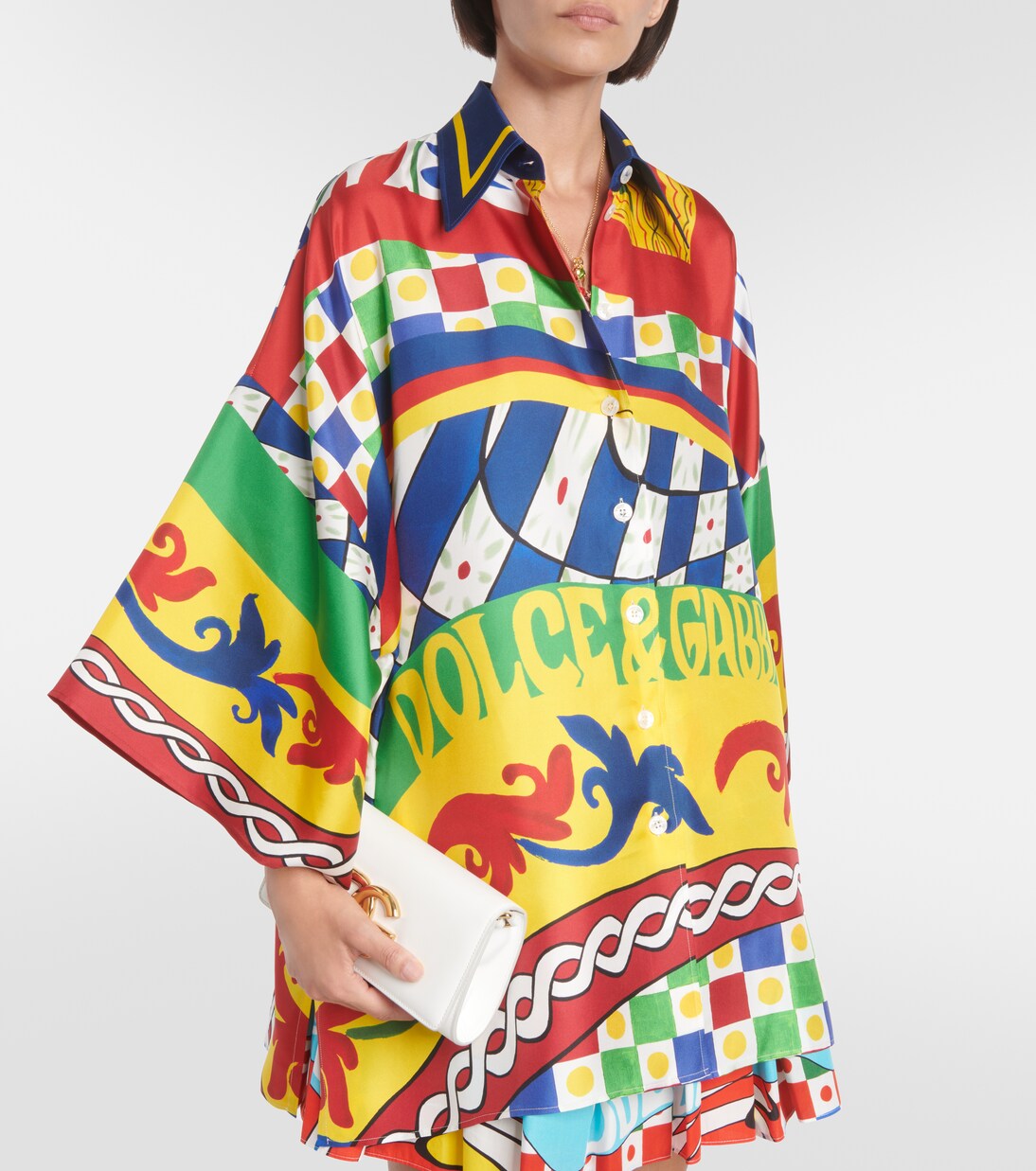 Camicia Carretto in seta | Dolce&Gabbana