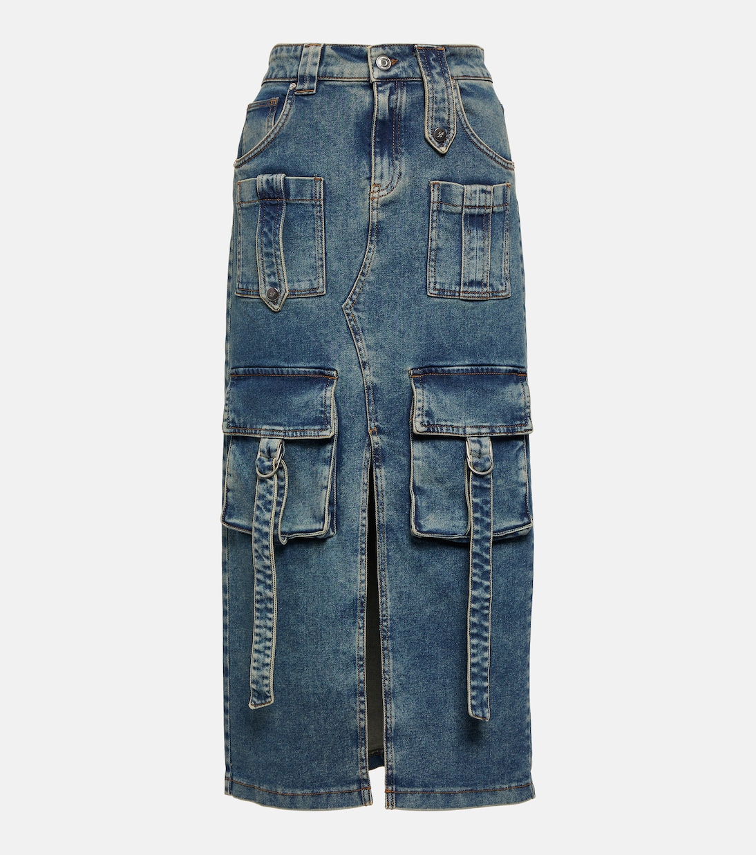 Gonna midi in jeans | Blumarine