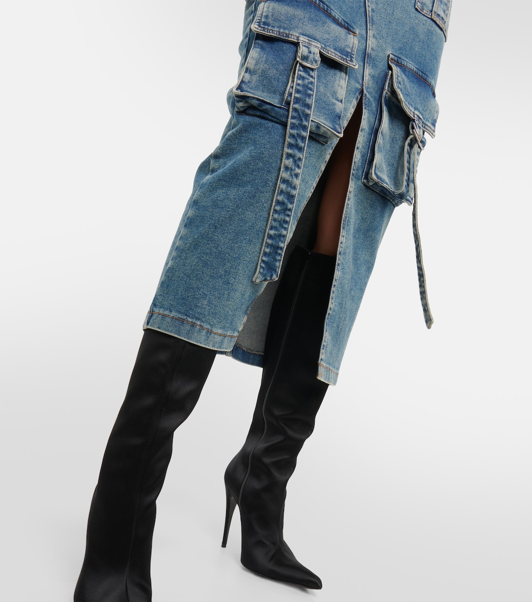 Gonna midi in jeans | Blumarine