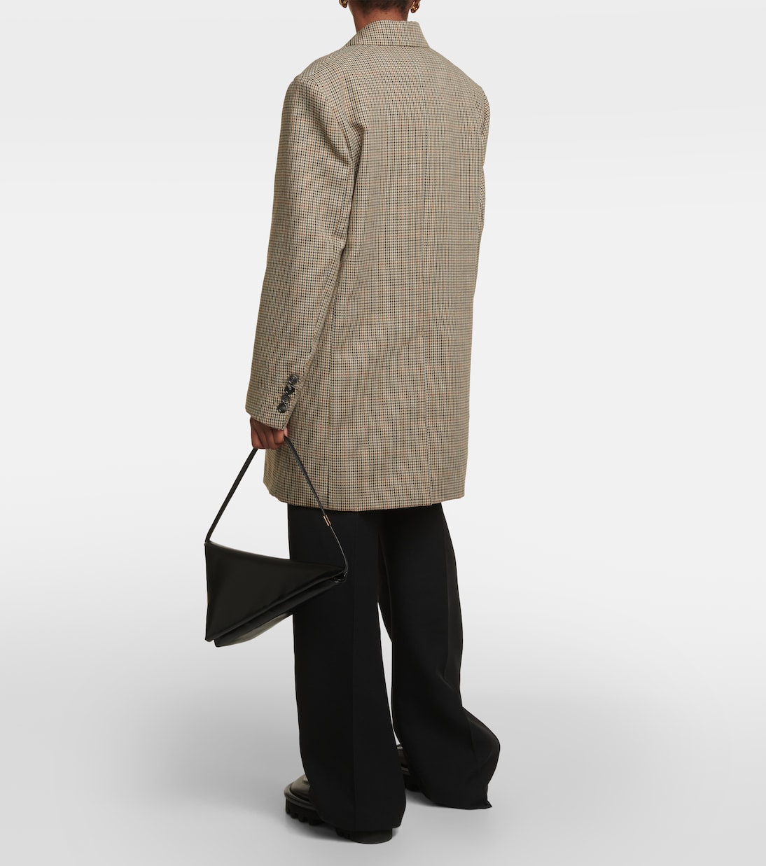 Houndstooth wool blazer | Ami Paris