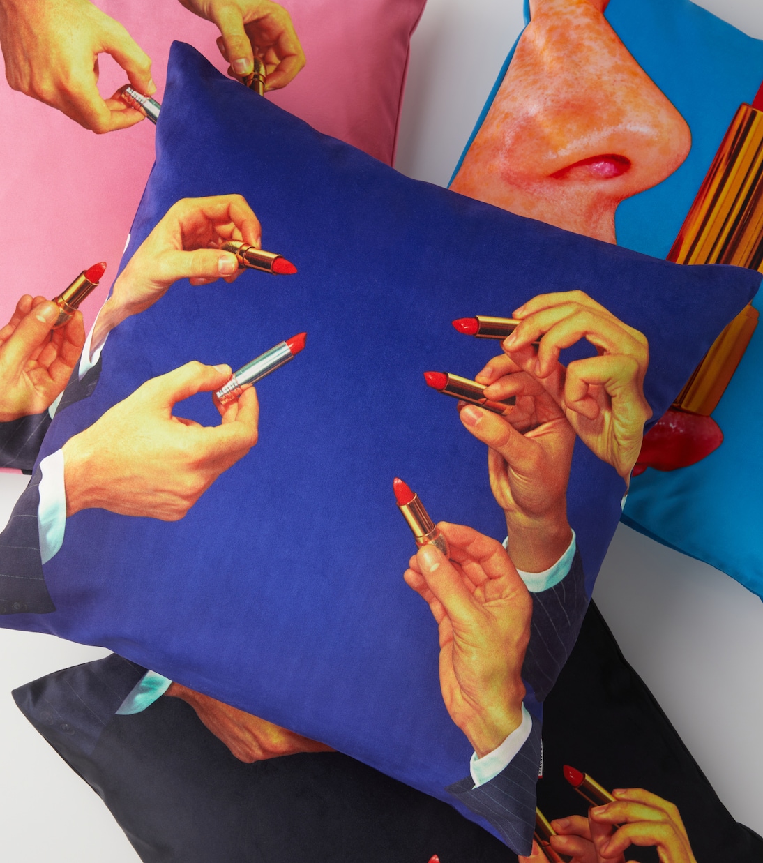 x Toiletpaper Lipsticks cushion | Seletti