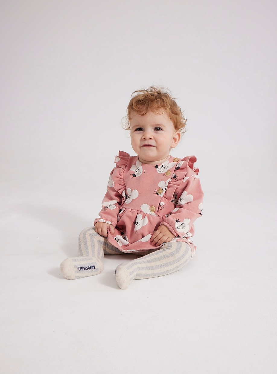 Baby Mouse cotton-blend dress | Bobo Choses