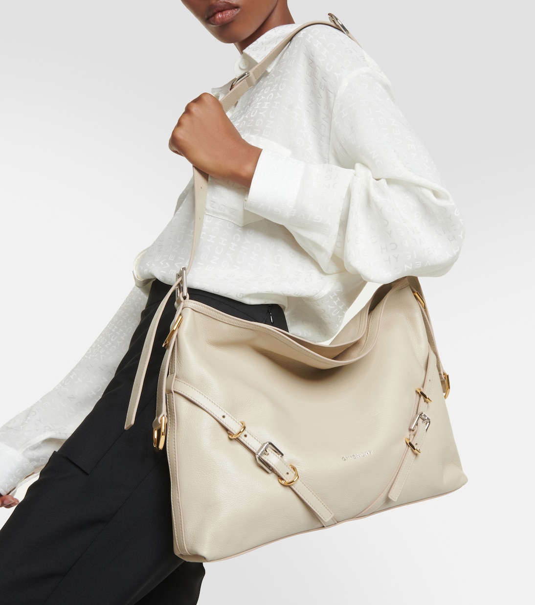 Borsa a spalla Voyou Medium in pelle | Givenchy