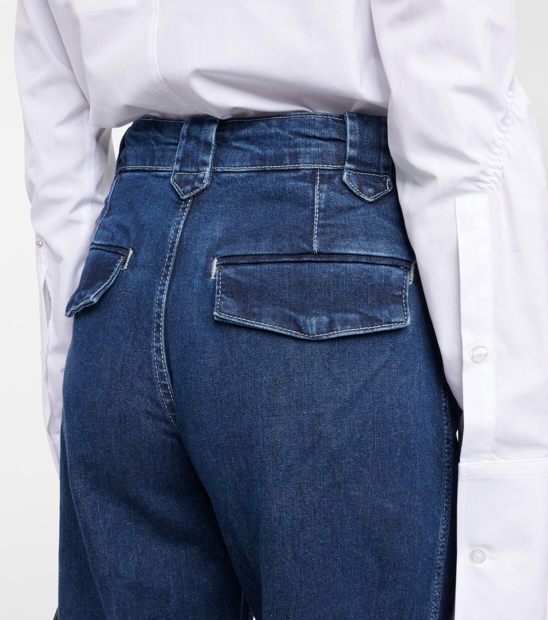 Cropped Straight Jeans Utility Relaxed | Frame