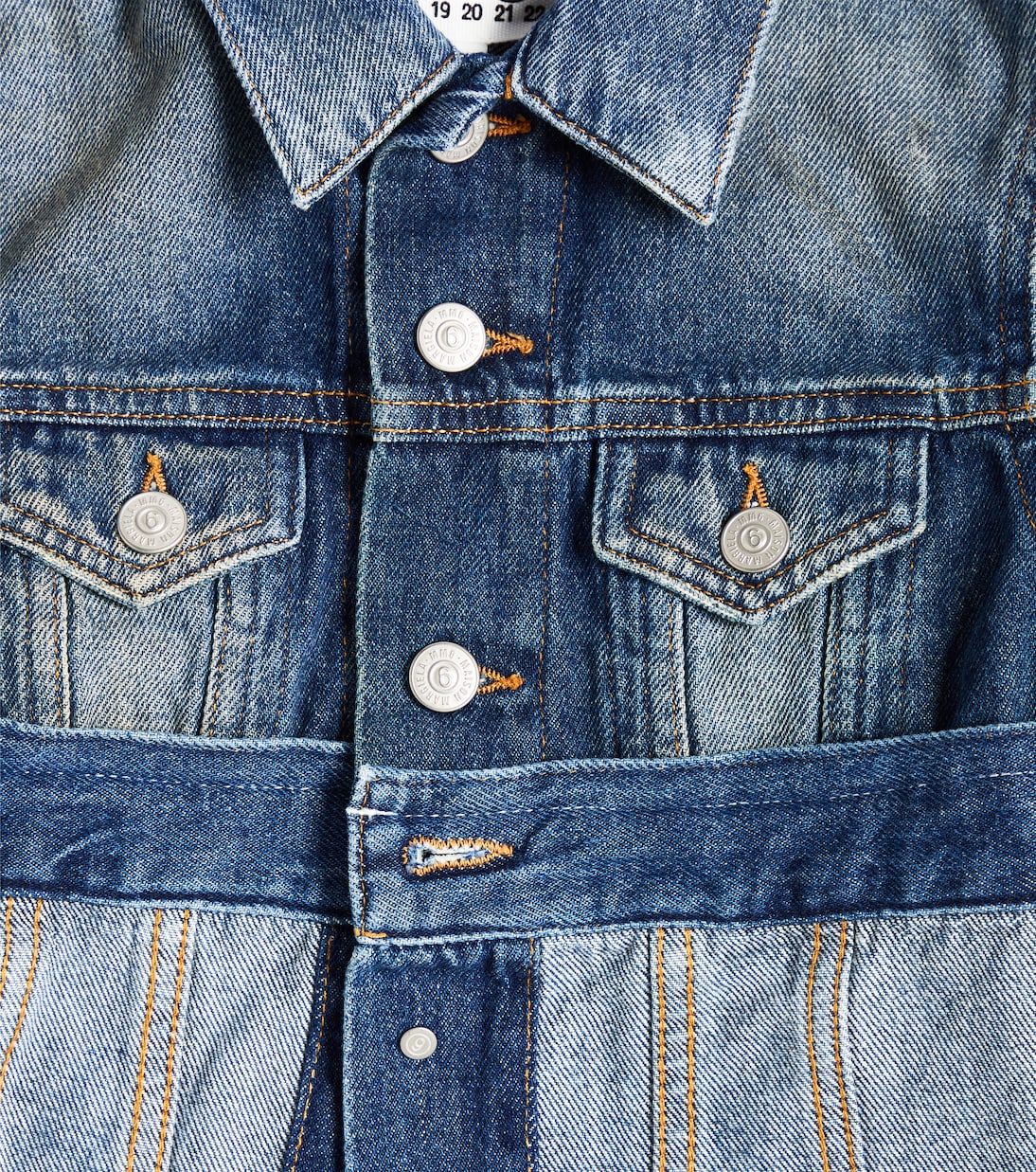 Chaqueta cropped de denim | MM6 Maison Margiela Kids