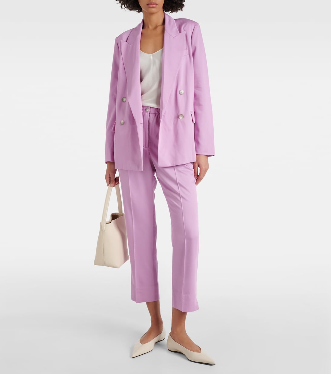 Pantaloni regular cropped Tottenham | Joseph
