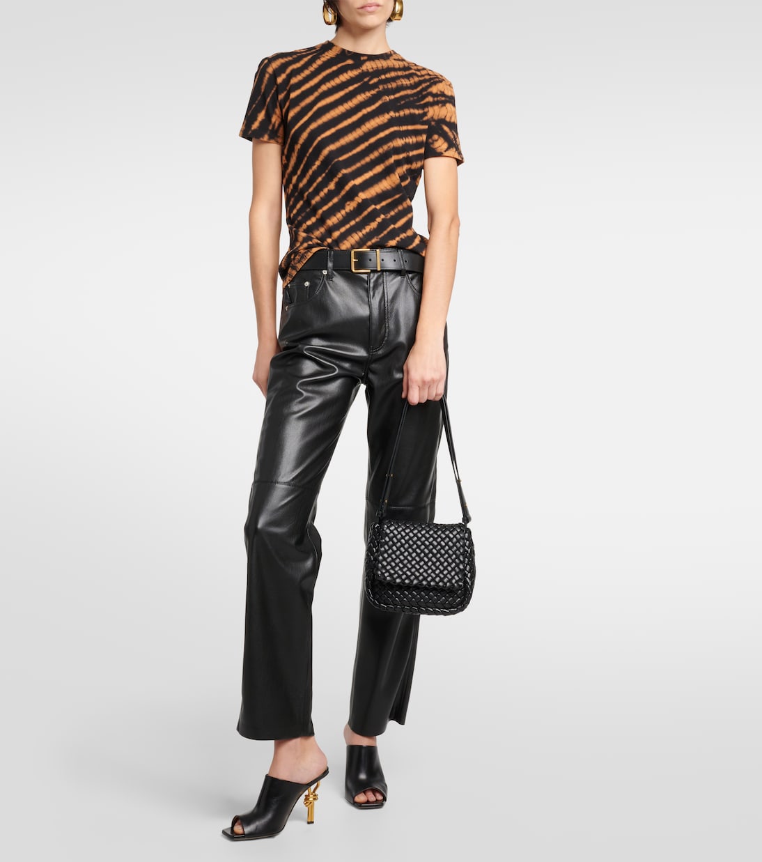 White Label Finley tie-dye cotton-blend T-shirt | Proenza Schouler