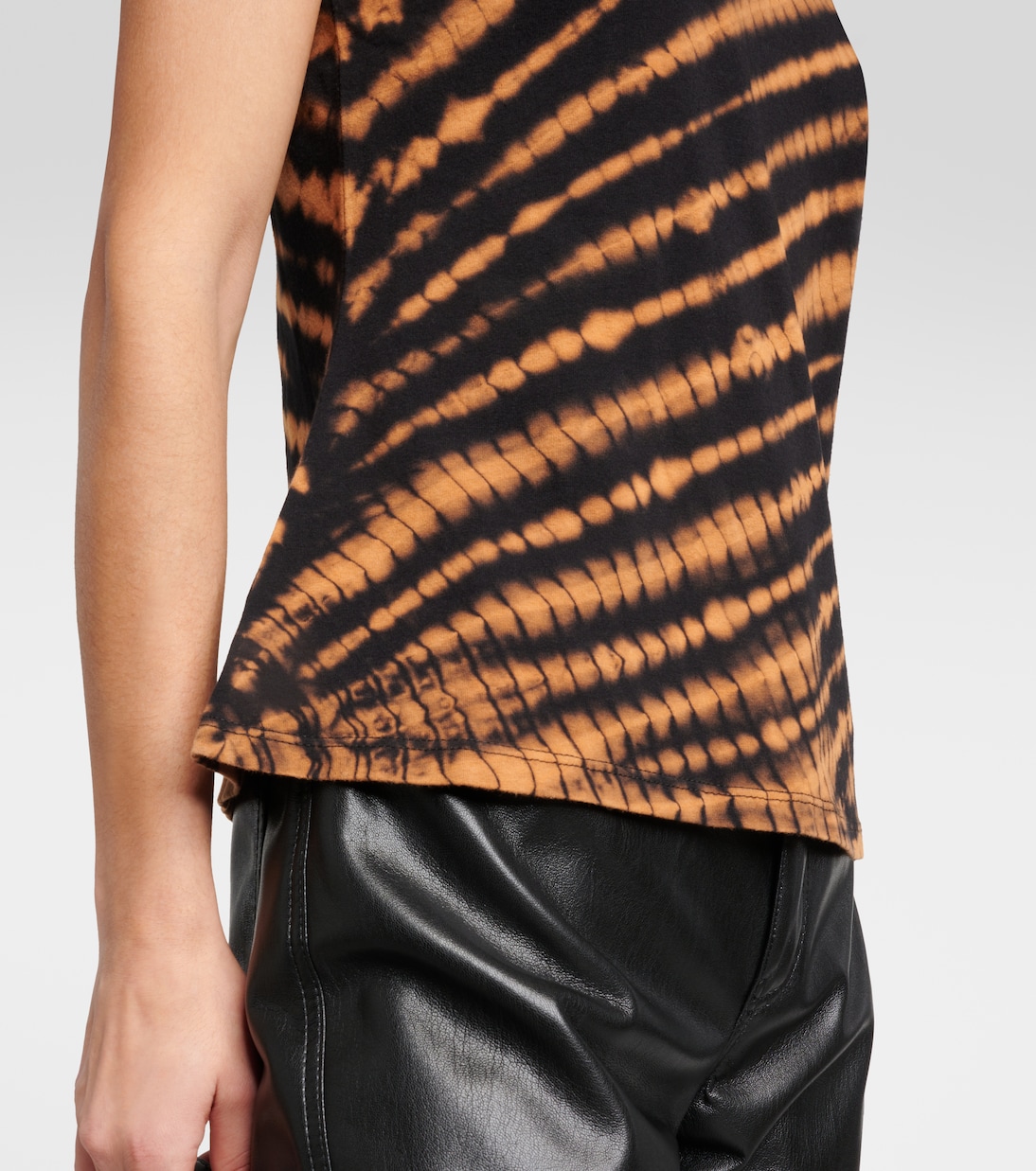 White Label Finley tie-dye cotton-blend T-shirt | Proenza Schouler