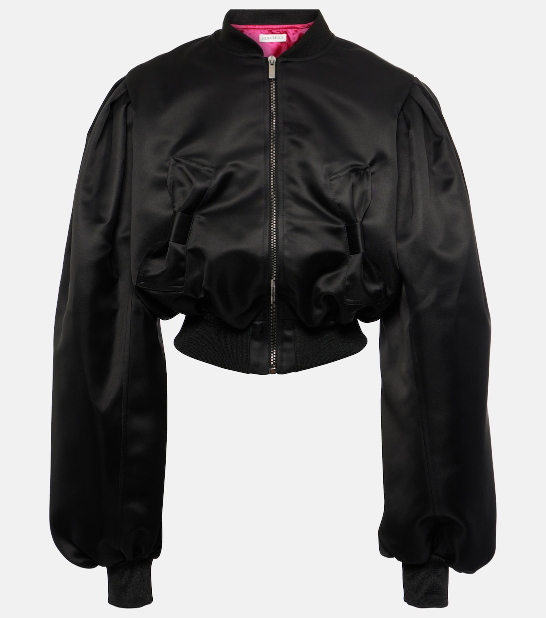 Veste bomber en satin duchesse | Nina Ricci