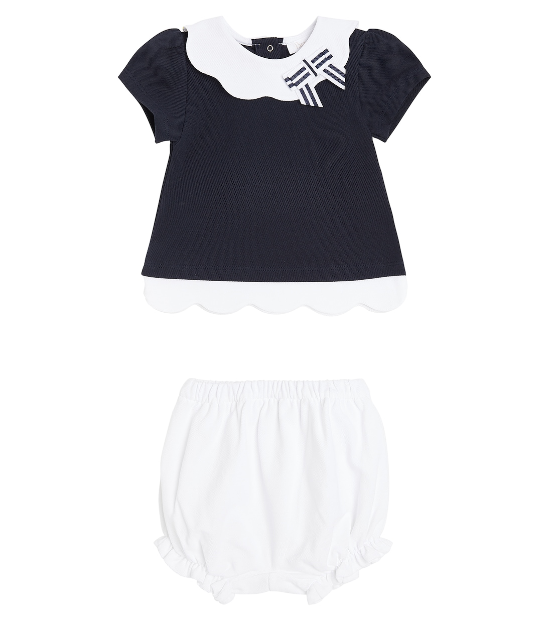 Bébé – Set top et culotte bloomer en coton | Patachou