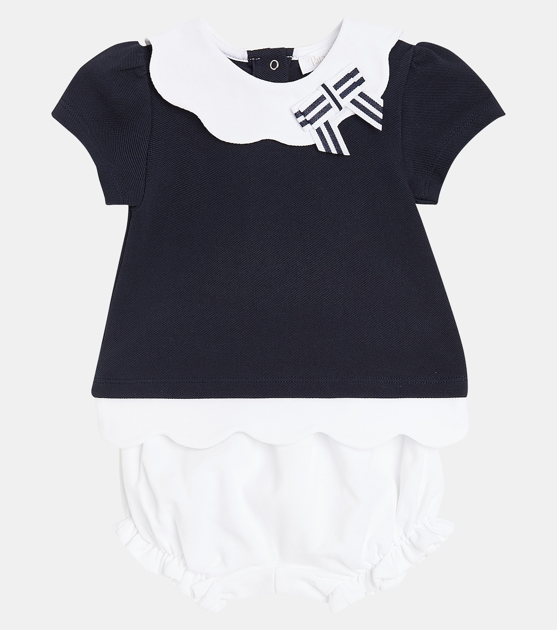 Bébé – Set top et culotte bloomer en coton | Patachou