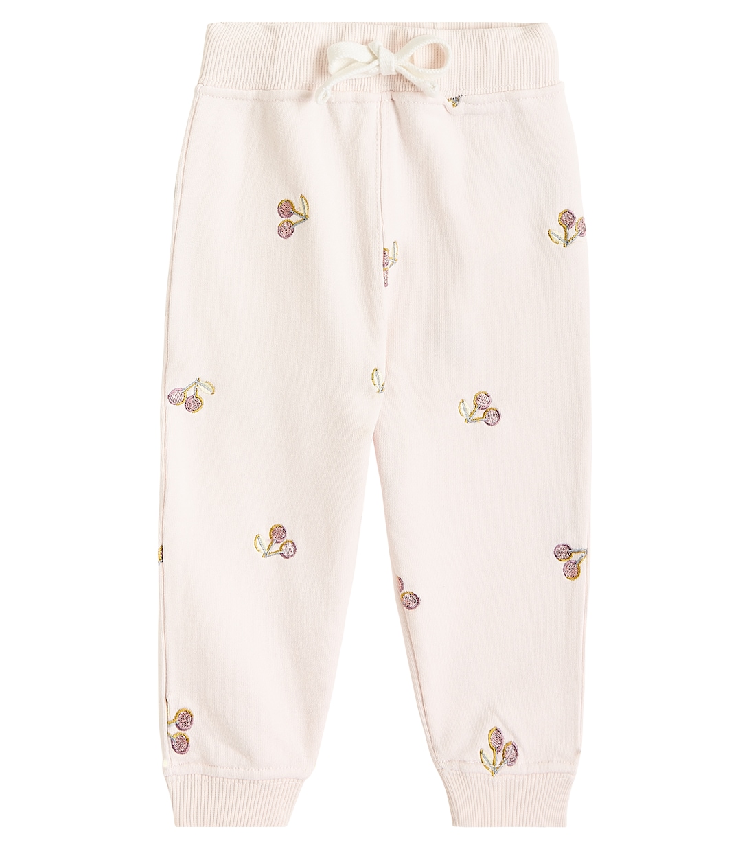 Baby Bambo embroidered cotton fleece sweatpants | Bonpoint