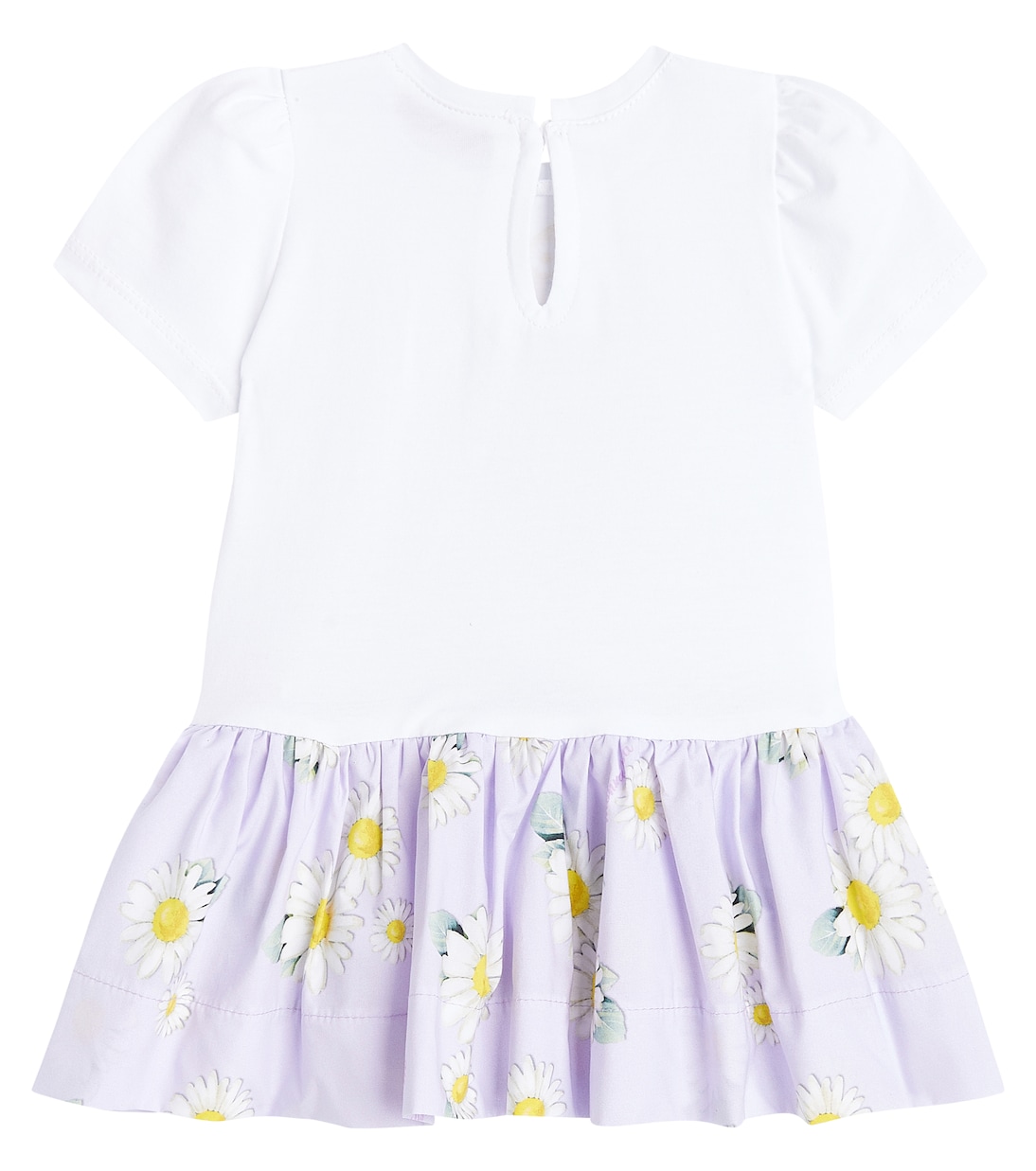 Baby - Abito in misto cotone con stampa | Monnalisa