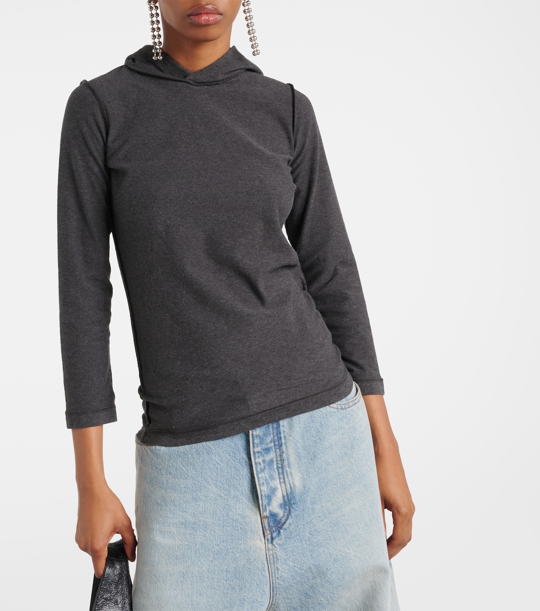 Hoodie Inside-Out aus Jersey | Balenciaga