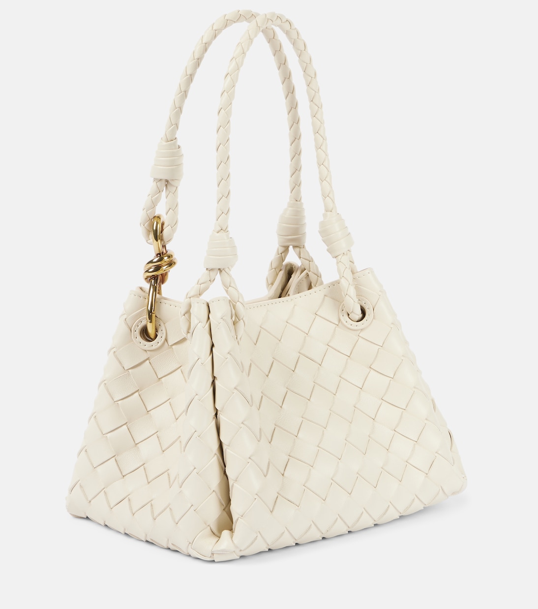 Schultertasche Parachute Small aus Leder | Bottega Veneta