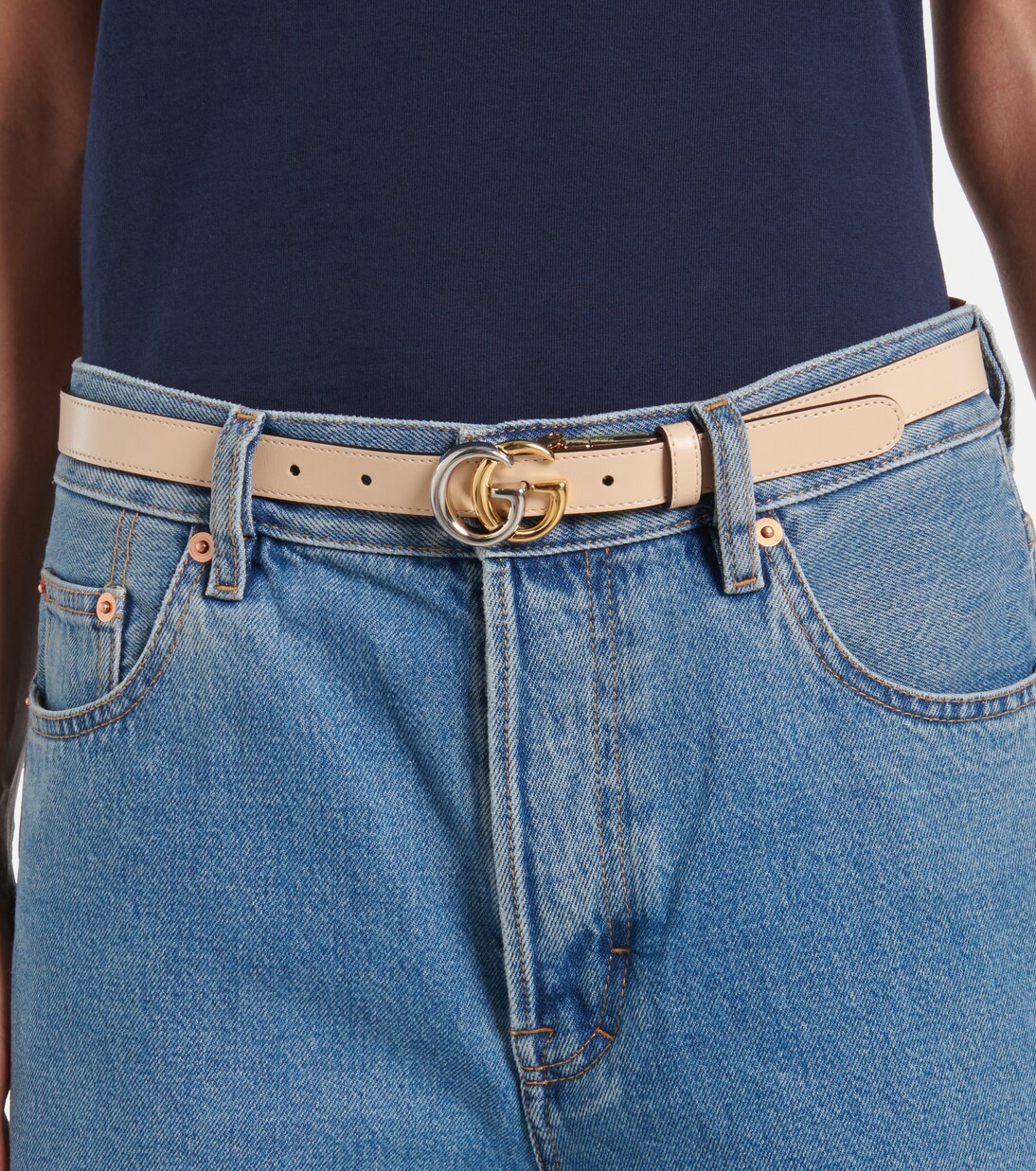 Cintura Reversibile GG Marmont di GUCCI - Stile Giovane e Moderno