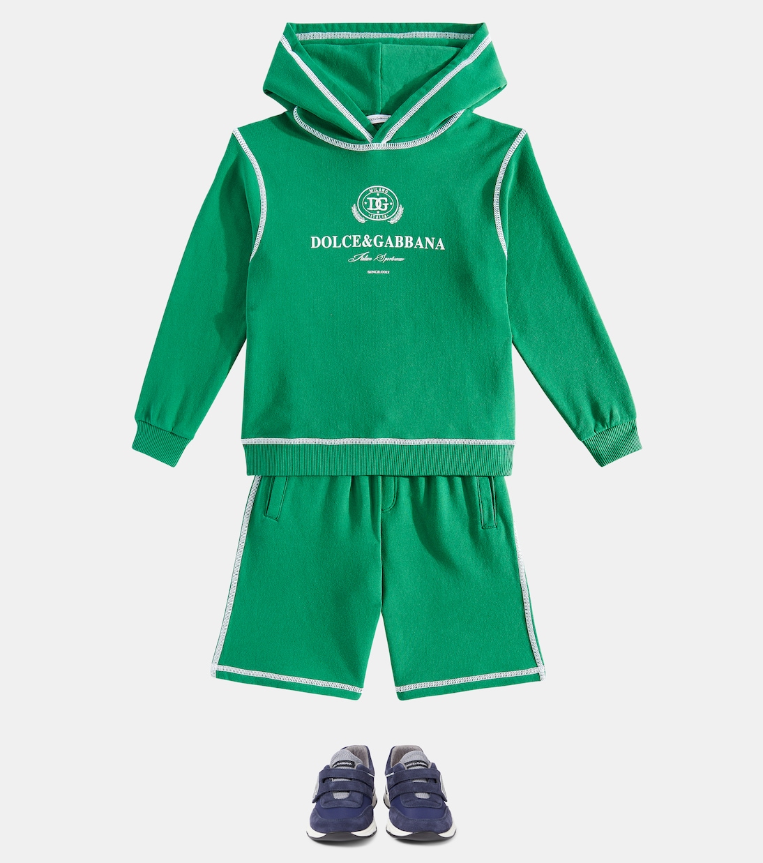 Sneakers DG mit Veloursleder | Dolce&Gabbana Kids