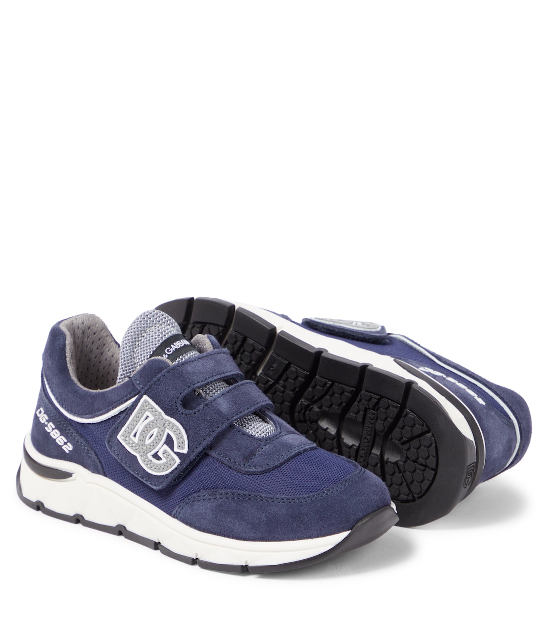 Sneakers DG mit Veloursleder | Dolce&Gabbana Kids