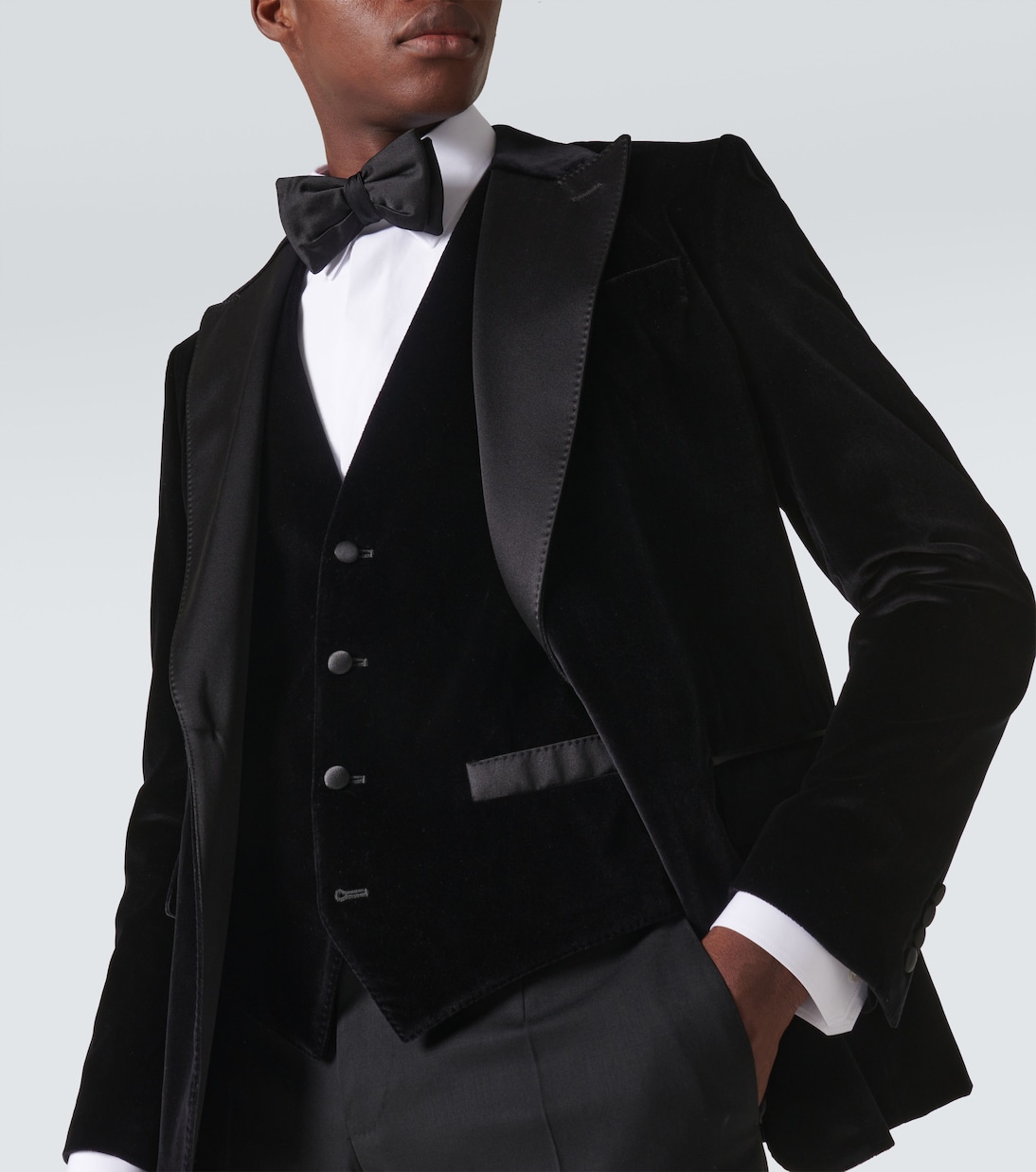 Weste aus Samt | Dolce&Gabbana