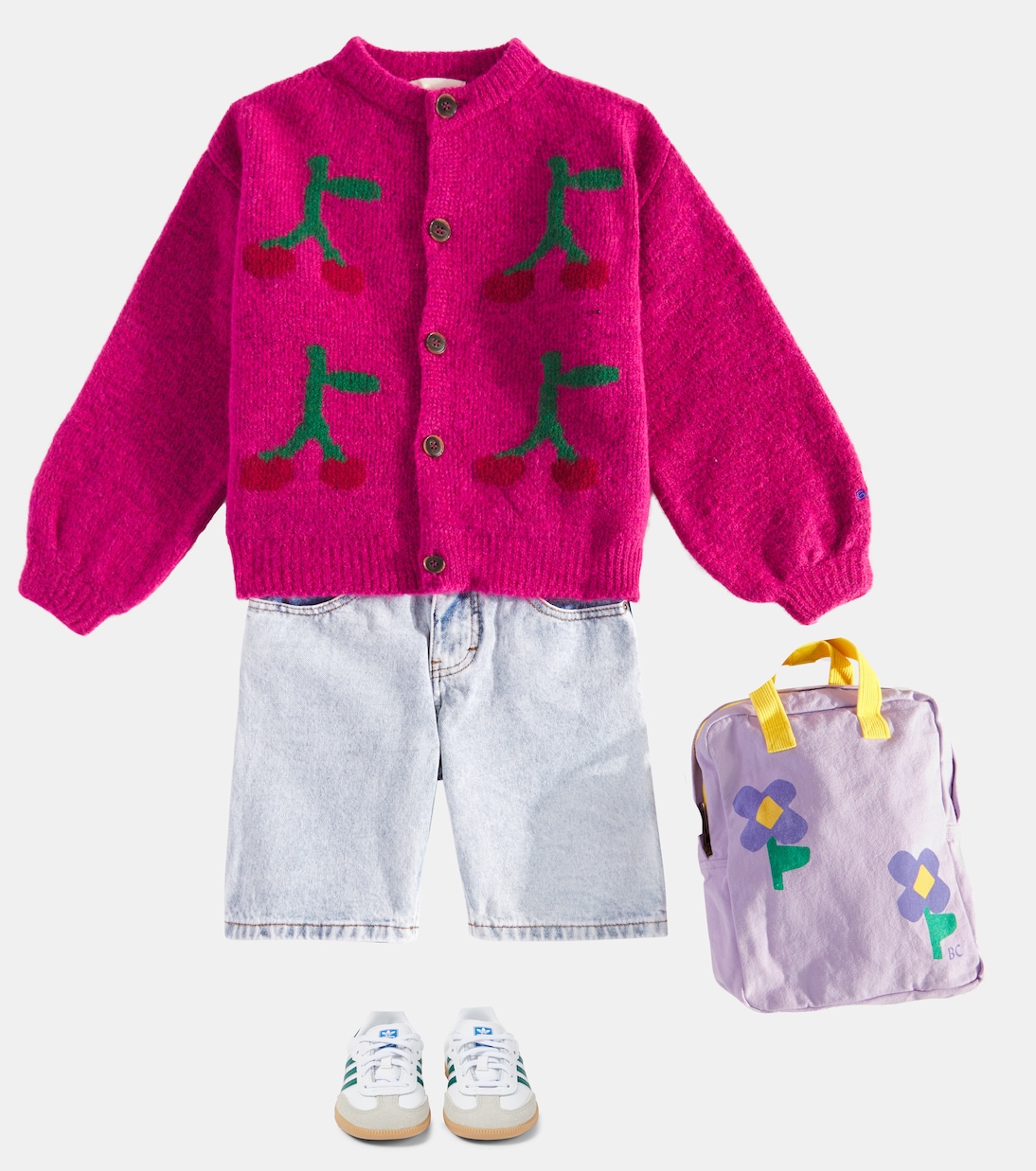 Sac à dos Pansy Flower en toile | Bobo Choses