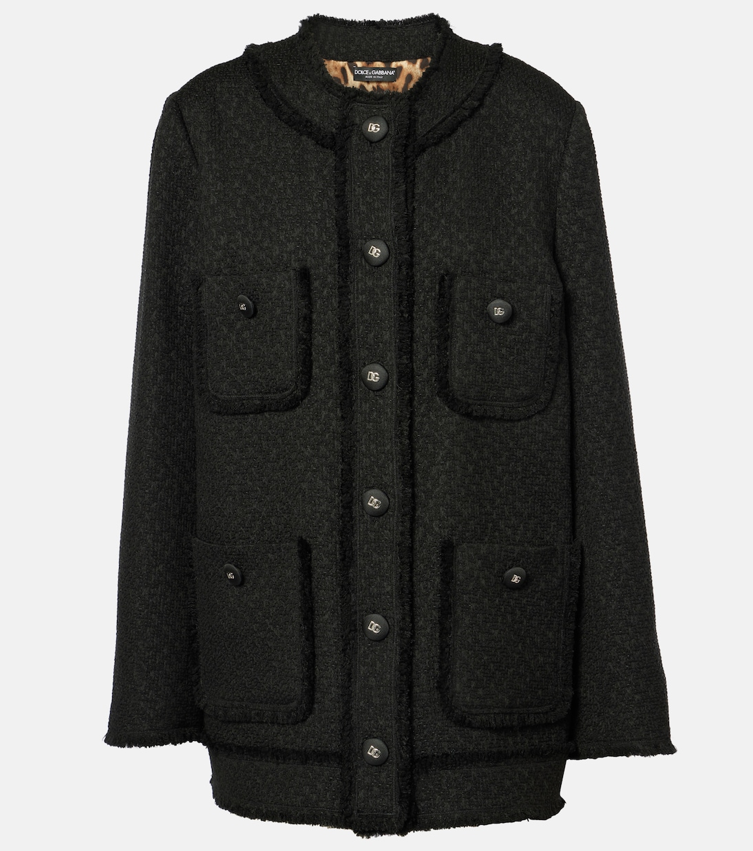 Giacca in tweed di misto lana | Dolce&Gabbana