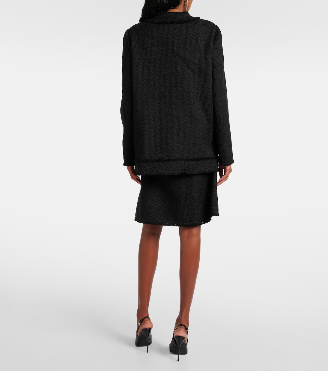 Giacca in tweed di misto lana | Dolce&Gabbana