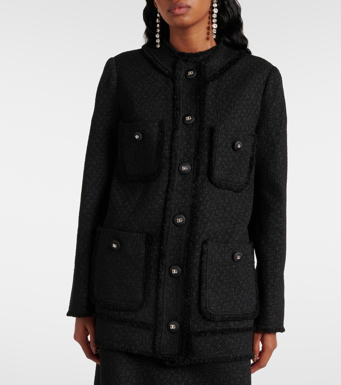 Giacca in tweed di misto lana | Dolce&Gabbana