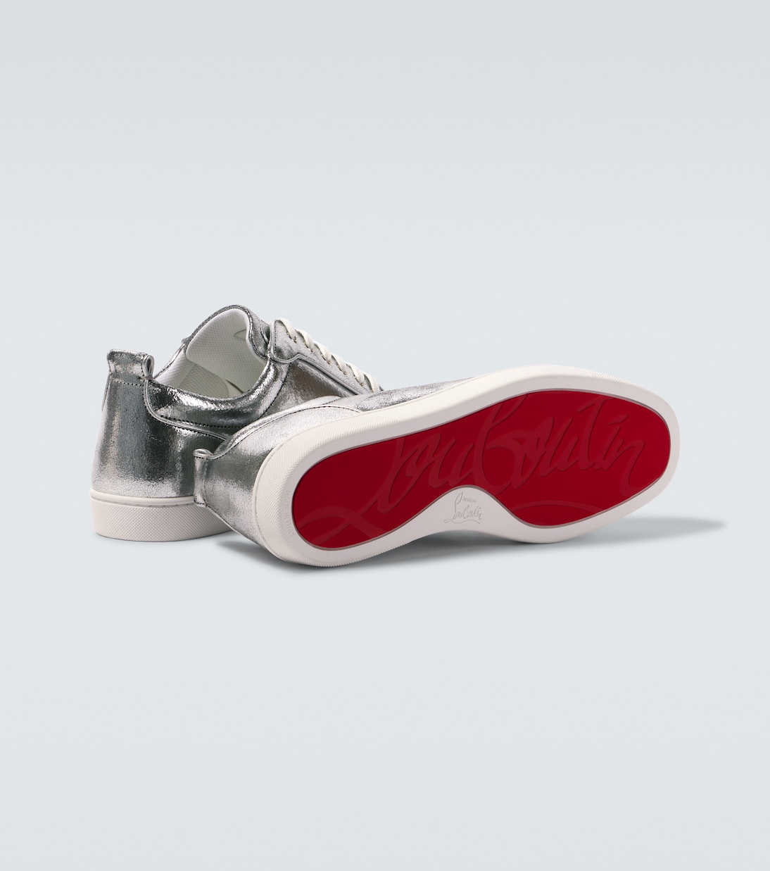 Sneakers Louis Junior in pelle con borchie | Christian Louboutin
