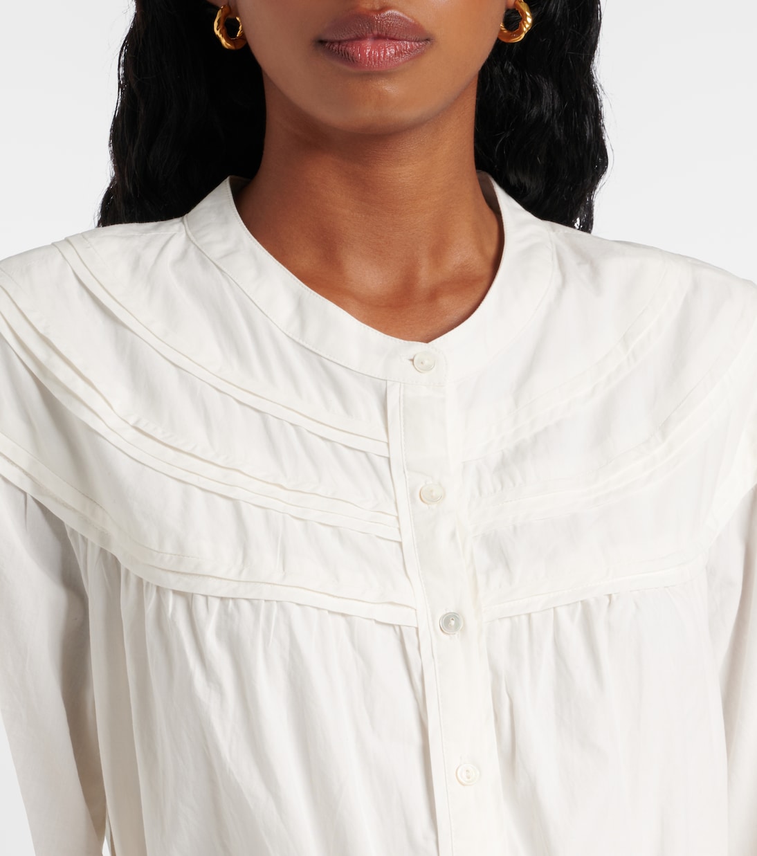Robe Barb en coton à broderies anglaises | Velvet