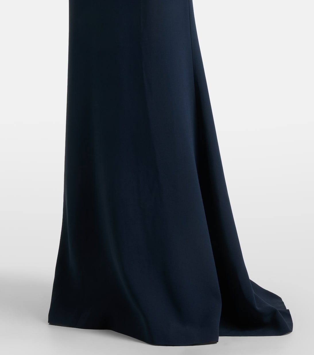 Abito lungo in cady con scollo all'americana | Elie Saab