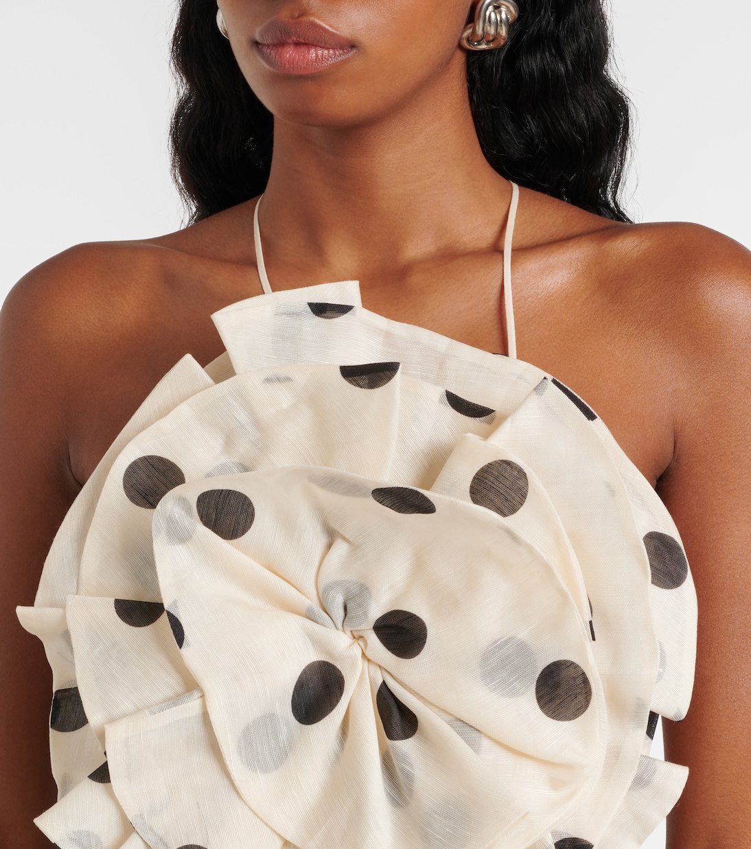 Crush polka-dot ruffle minidress | Zimmermann