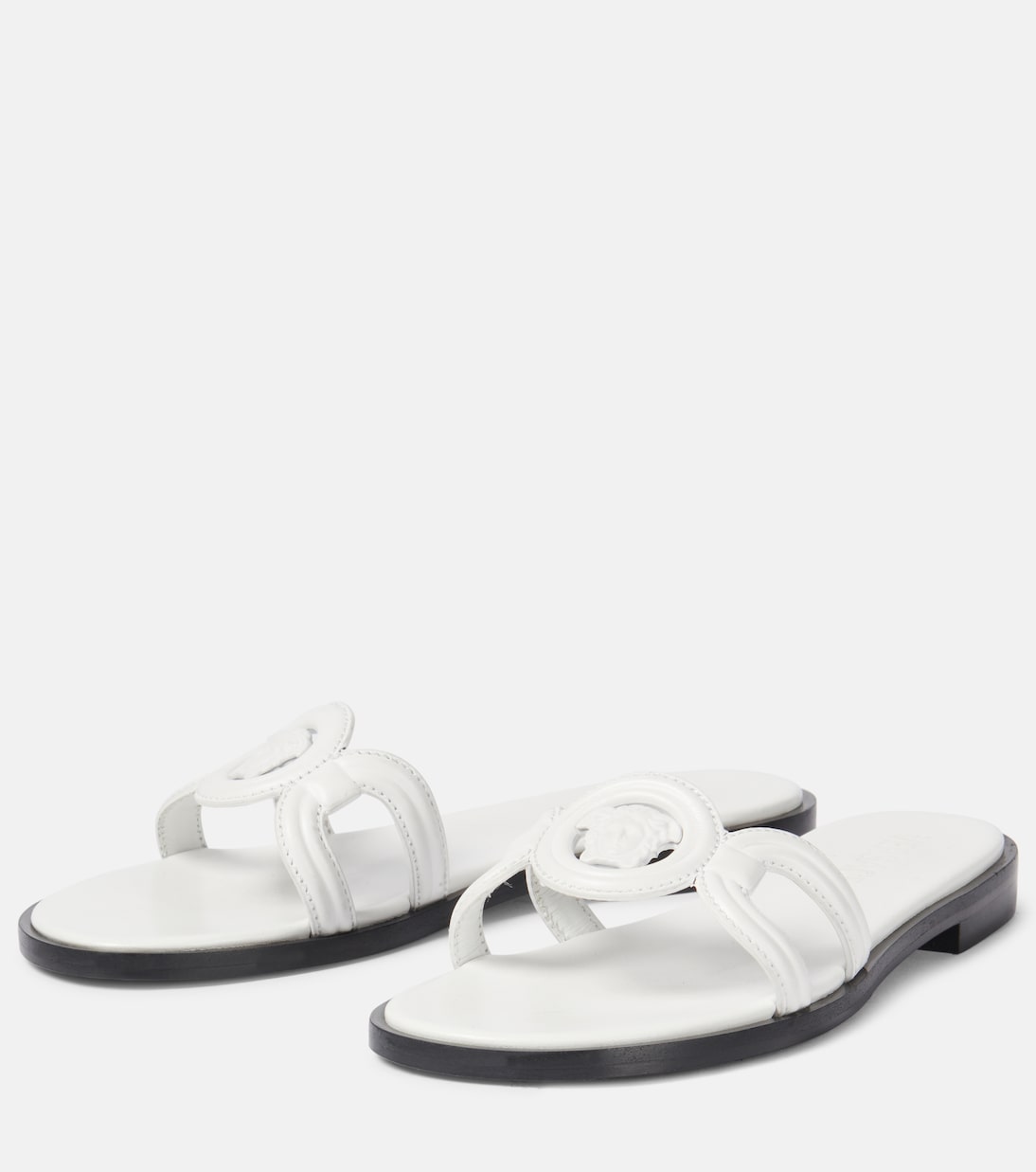 Sandali in pelle 'La Medusa '95' di VERSACE per giovani trendy
