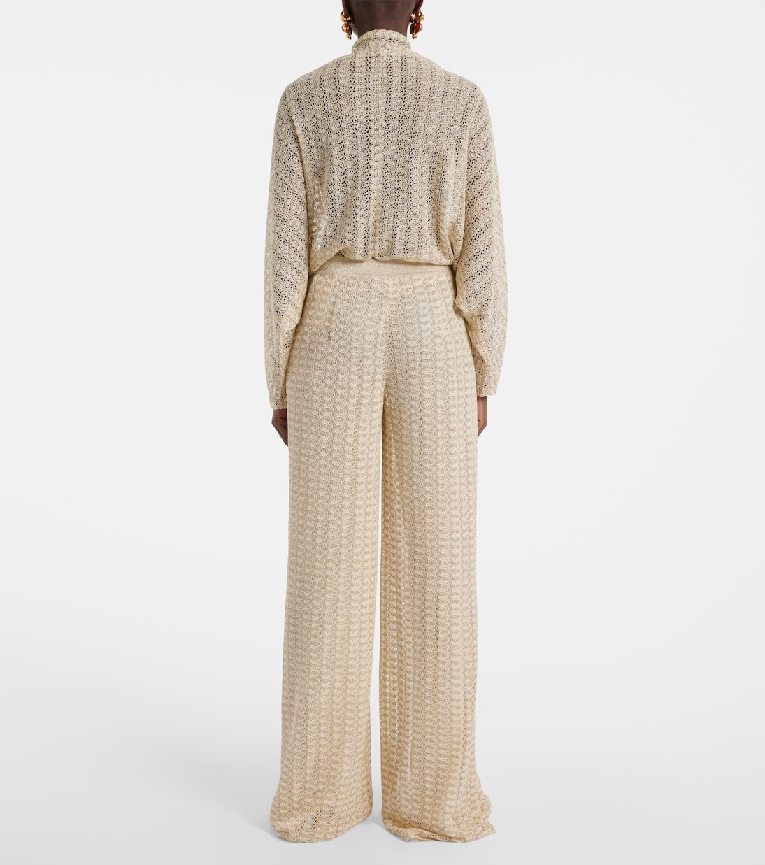 Pantalon ample en lamé | Missoni