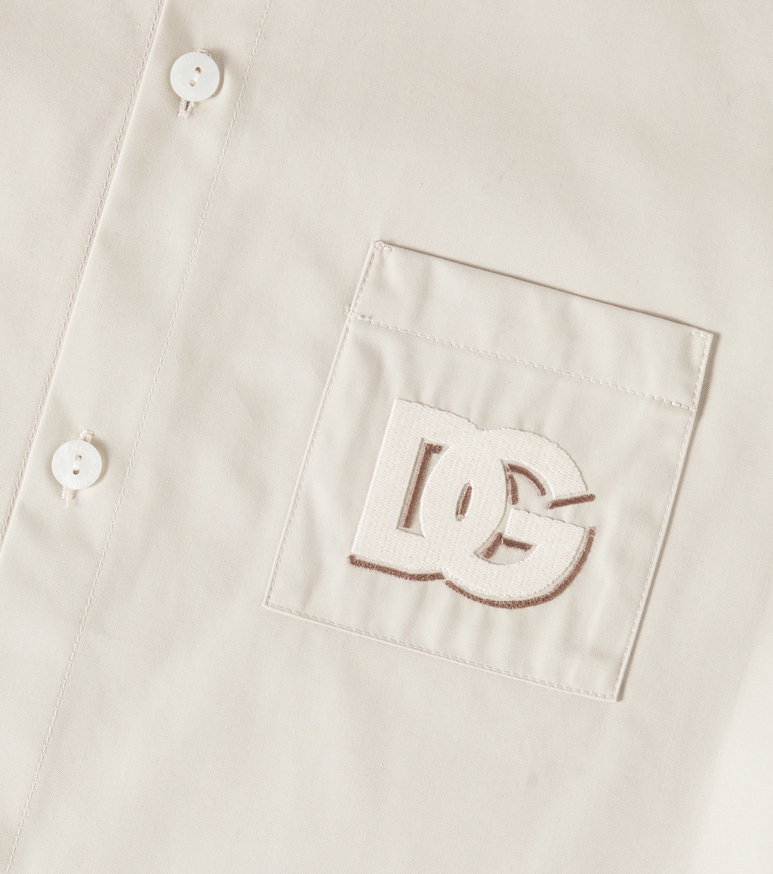 Chemise DG en coton mélangé | Dolce&Gabbana Kids