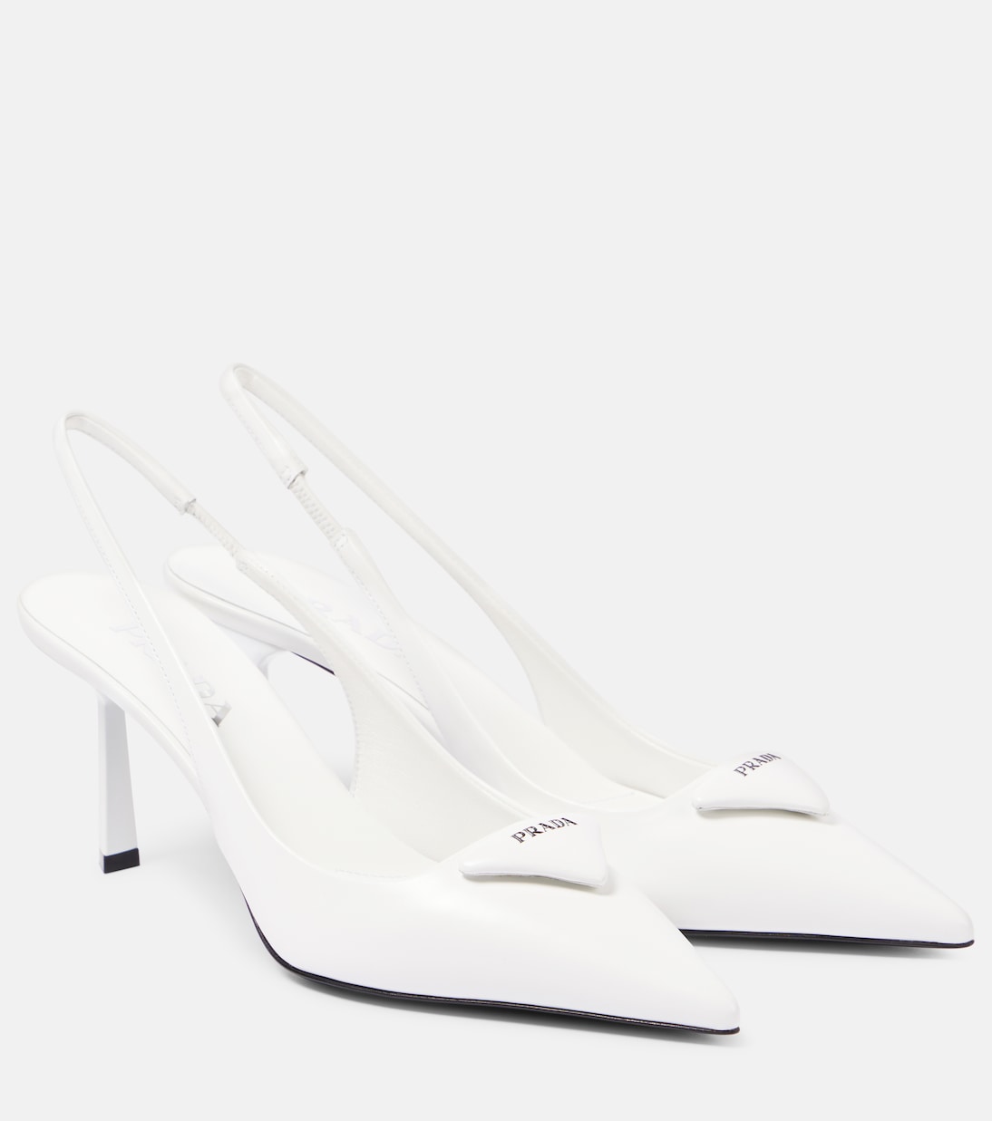 Escarpins Spazzolato 75 en cuir | Prada