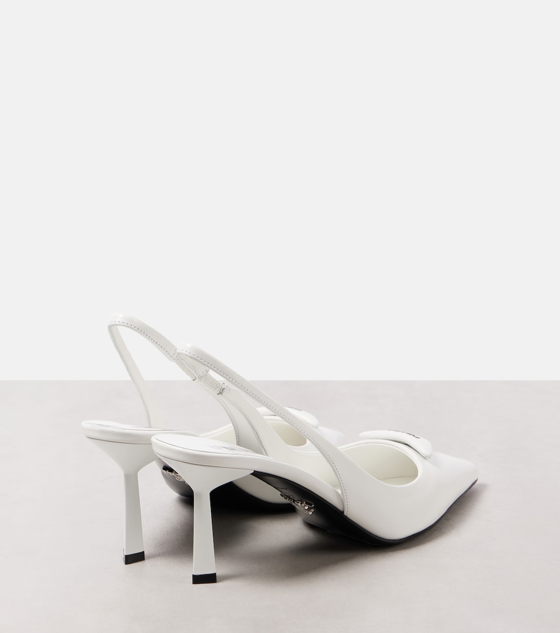 Escarpins Spazzolato 75 en cuir | Prada