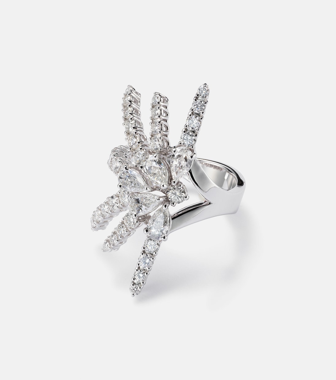 Anello Y-Not in oro 18kt con diamanti | Yeprem