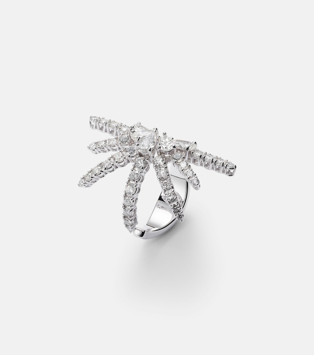 Anello Y-Not in oro 18kt con diamanti | Yeprem