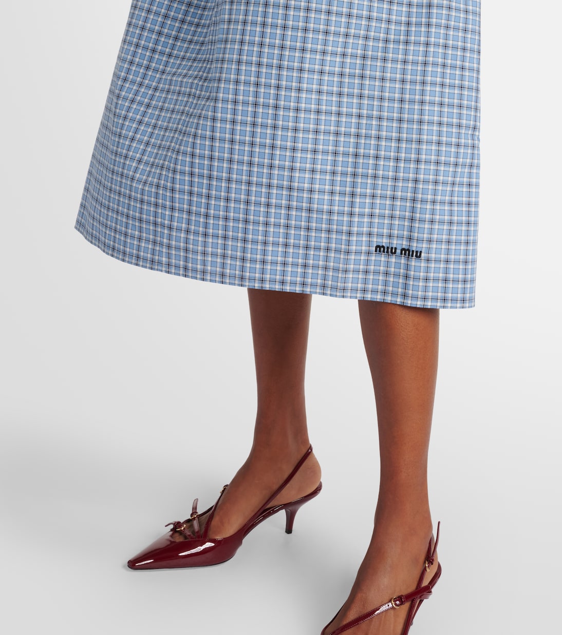 Midirock aus Baumwolle | Miu Miu
