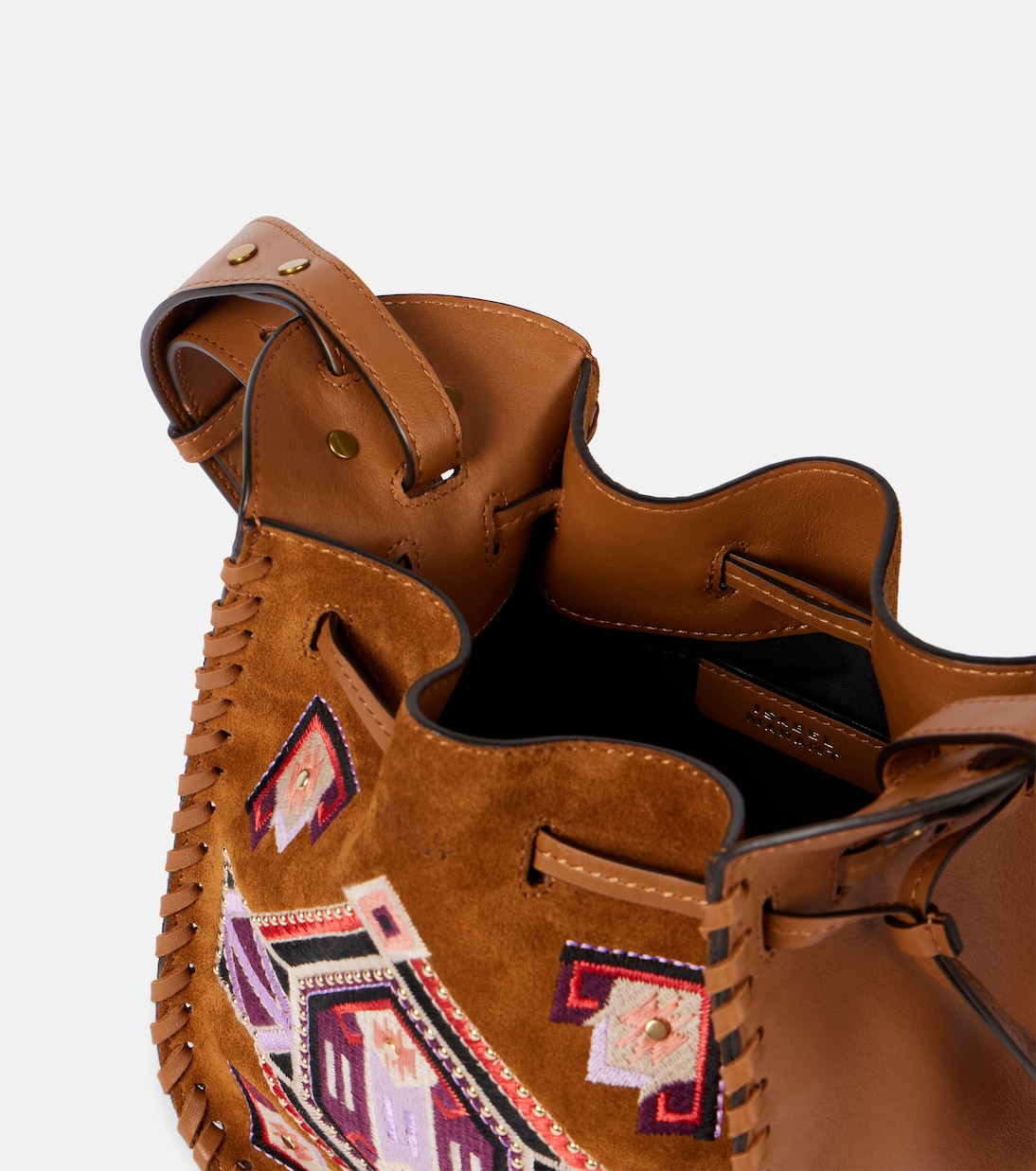 Secchiello Silao Mini in suede e pelle | Isabel Marant