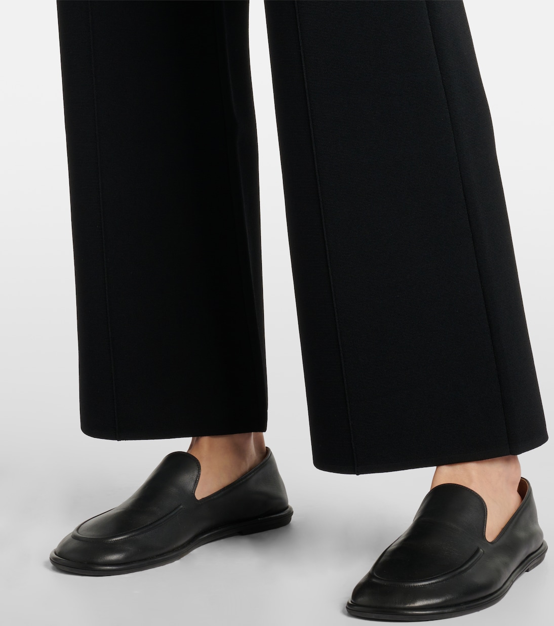 Pantaloni flared in maglia a vita media | Joseph