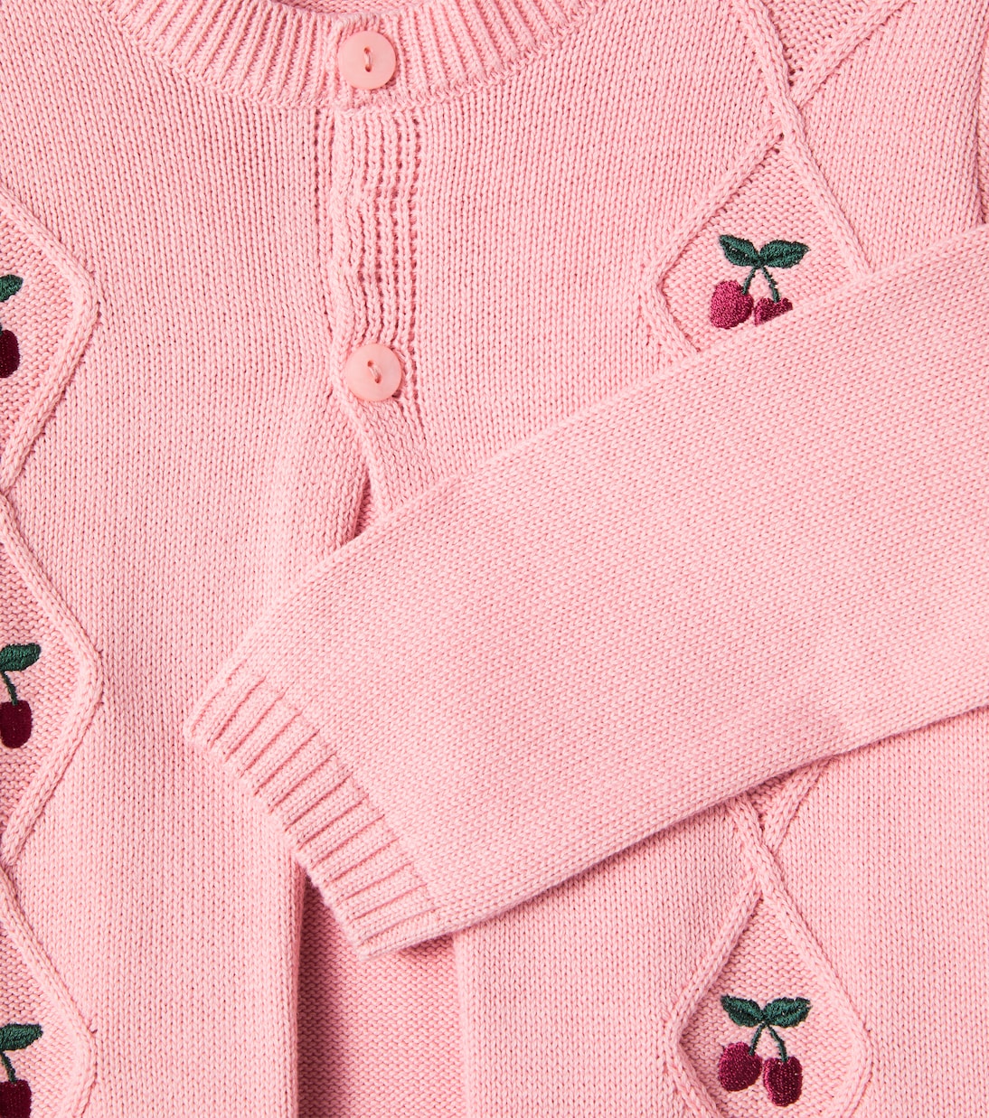 Cardigan Espina in cotone con ricamo | La Coqueta