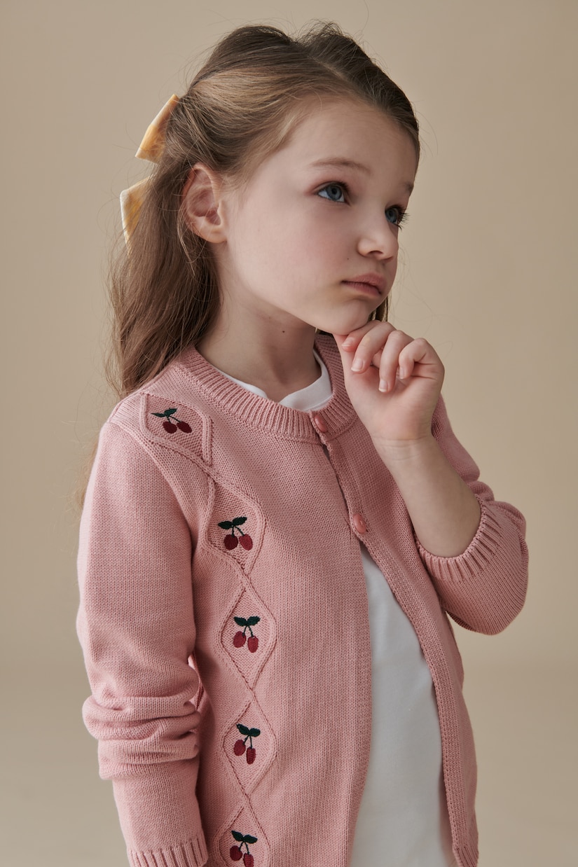 Cardigan Espina en coton brodé | La Coqueta