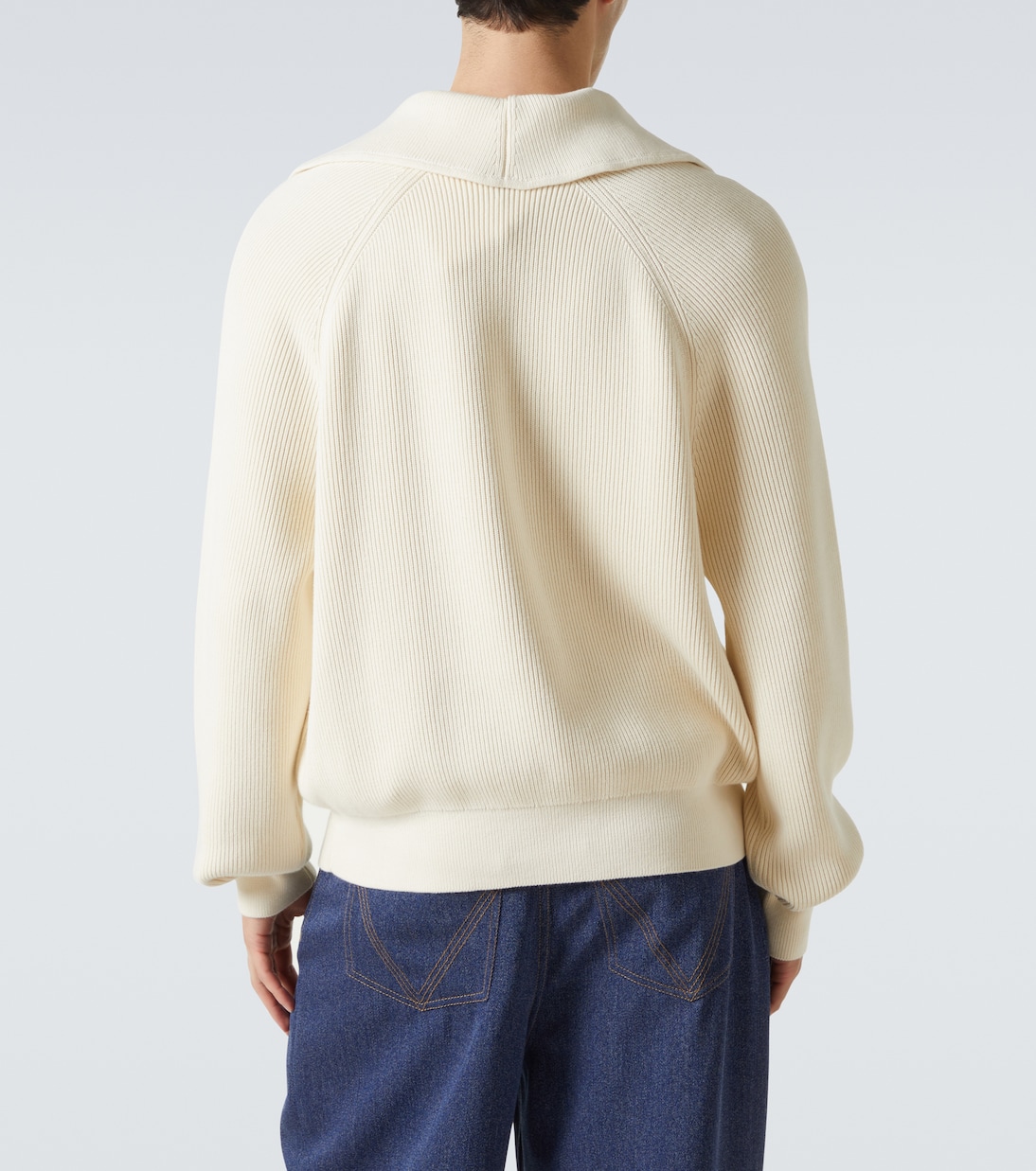 Polo in cotone a coste | Bottega Veneta