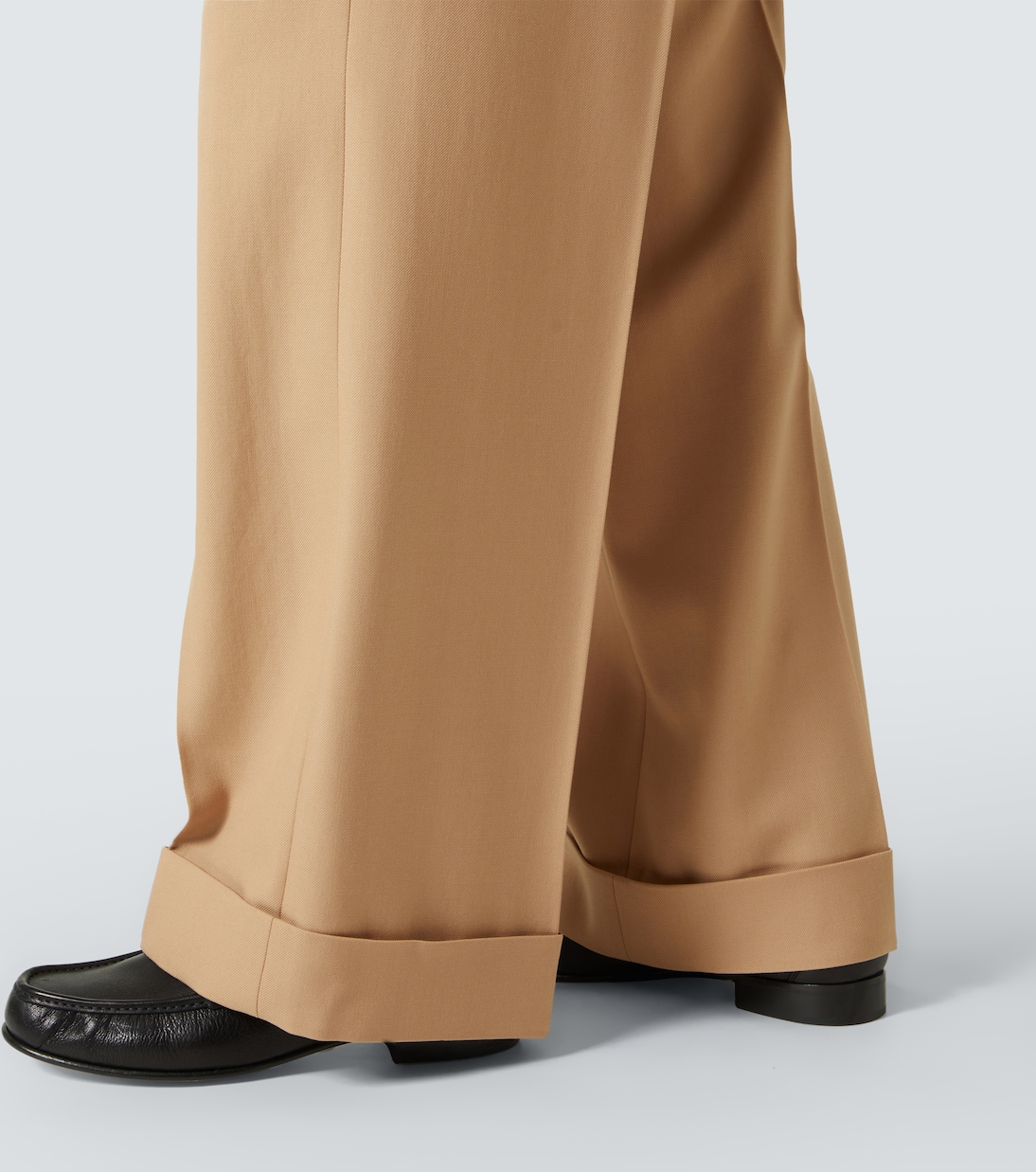 Pantalon ample en laine vierge | Valentino