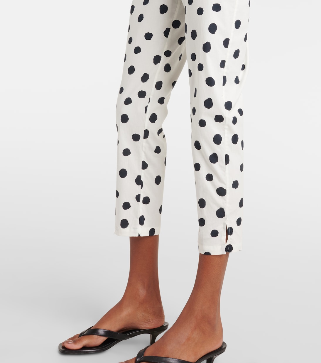 Cotton-blend capri pants | Adriana Degreas
