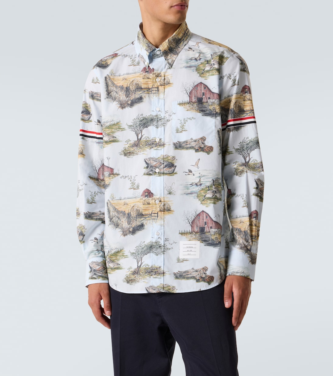 棉质印花衬衫 | Thom Browne