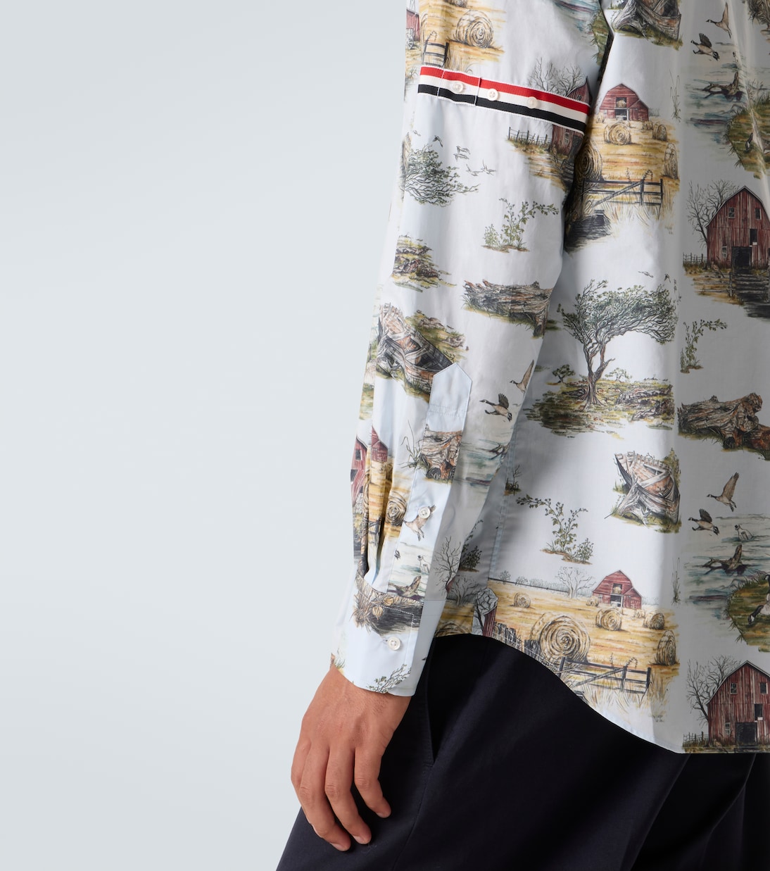 棉质印花衬衫 | Thom Browne